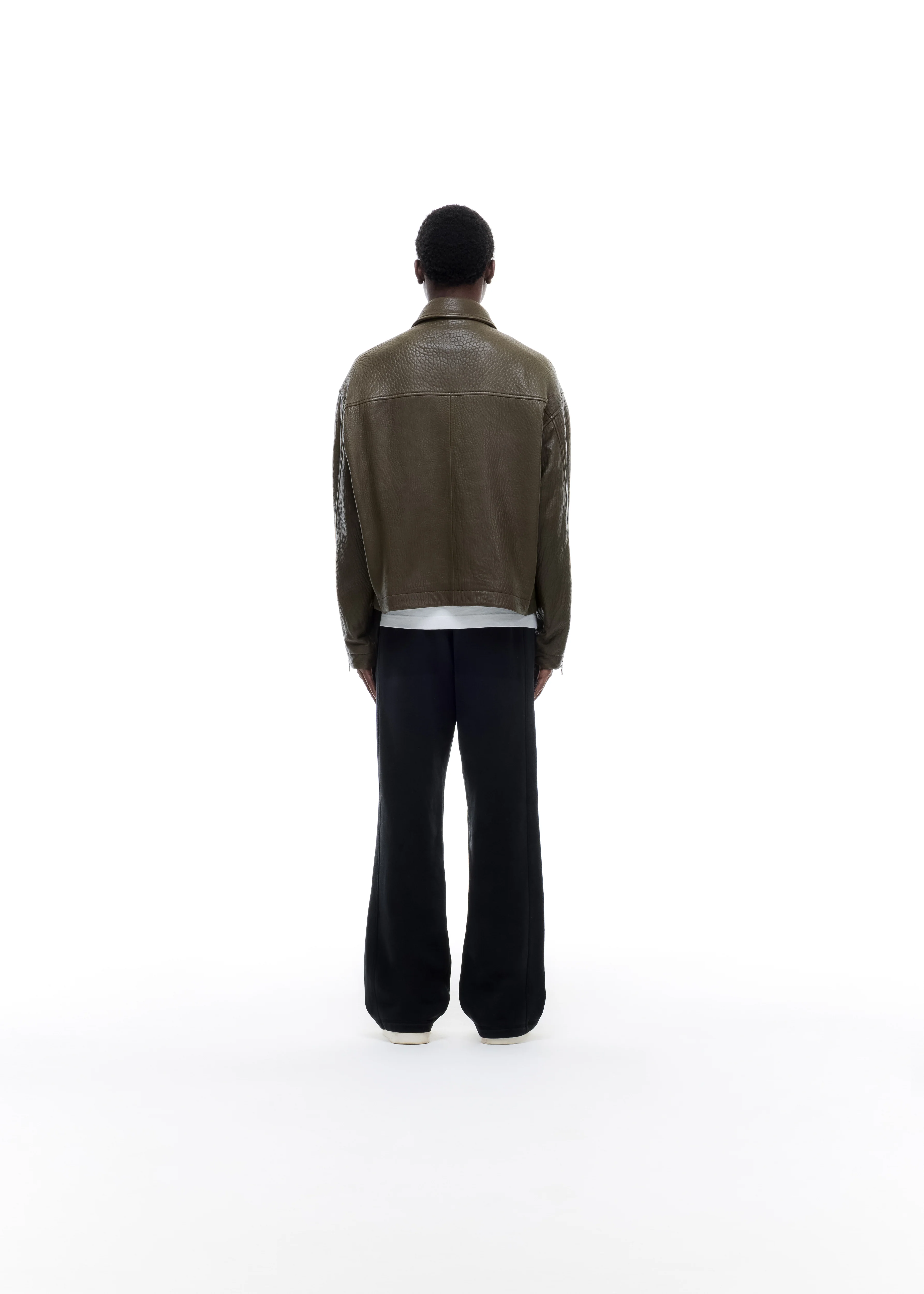 SHRUNKEN LEATHER JACKET - Image 4